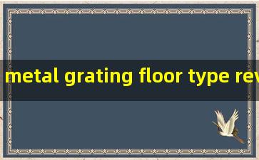 metal grating floor type revit family